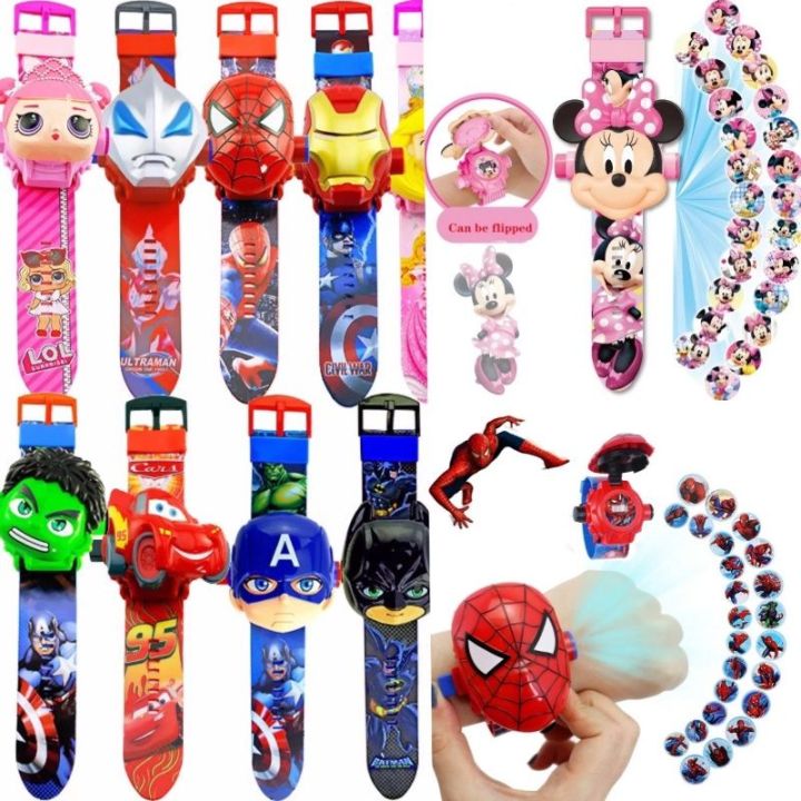Projector Watch for Kids - Digital Cartoon Wristwatch for Boys & Girls