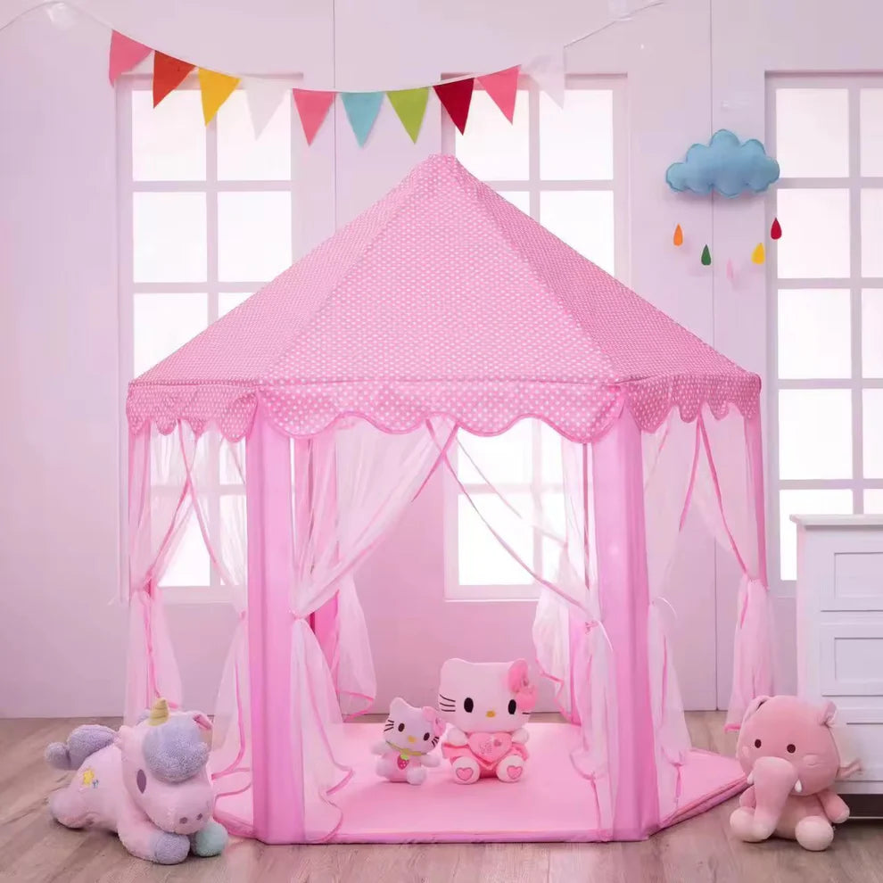 Princess Castle Kids Play Tent House