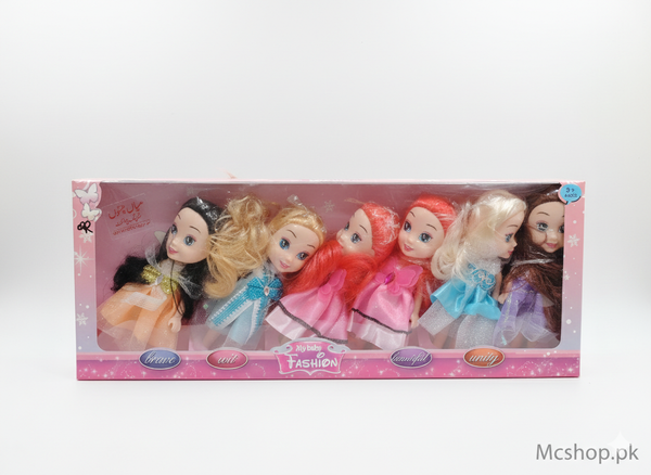 6-in-1 My Baby Fashion Doll Set – Premium Princess Collection for Girls
