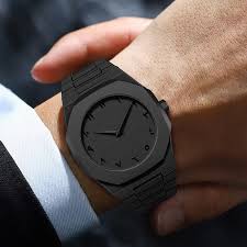 Arabic Aura Watch for Men Featuring Durable Fiber Chain