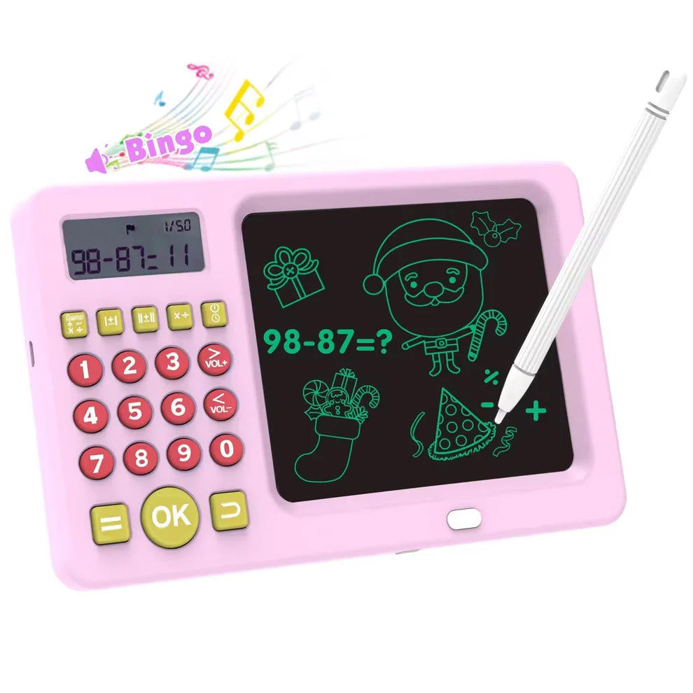 Math Games for Kids Electronic Oral Arithmetic Practice with LCD Writing Tablet