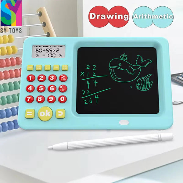 Math Games for Kids Electronic Oral Arithmetic Practice with LCD Writing Tablet