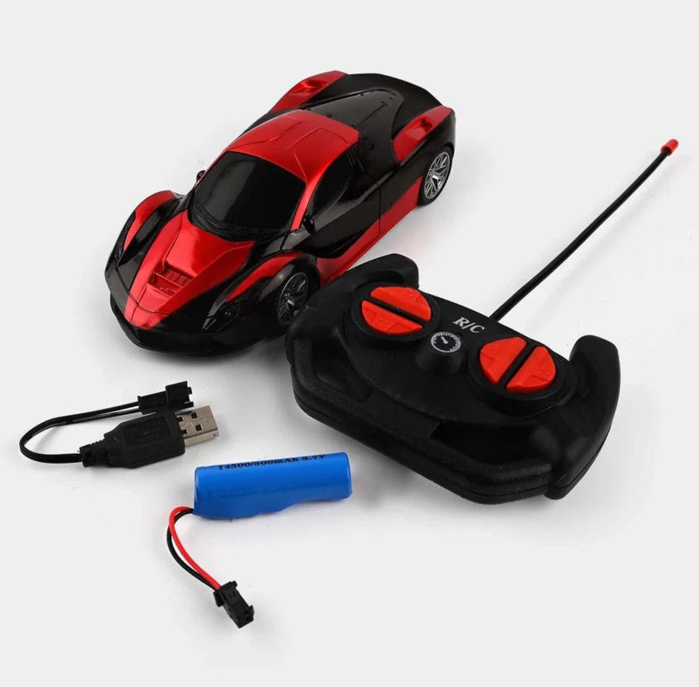 Rechargeable RC Remote Control Car for Kids – High Speed Racing Car with LED Lights –