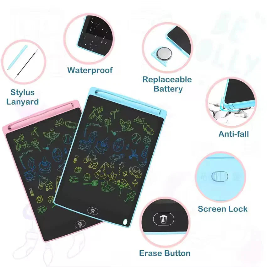 10-Inch LCD Writing Tablet – Colorful Screen Drawing Pad for Kids & Adults