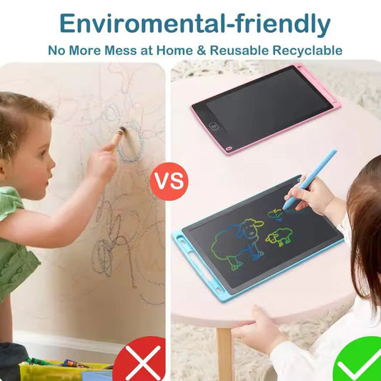 10-Inch LCD Writing Tablet – Colorful Screen Drawing Pad for Kids & Adults