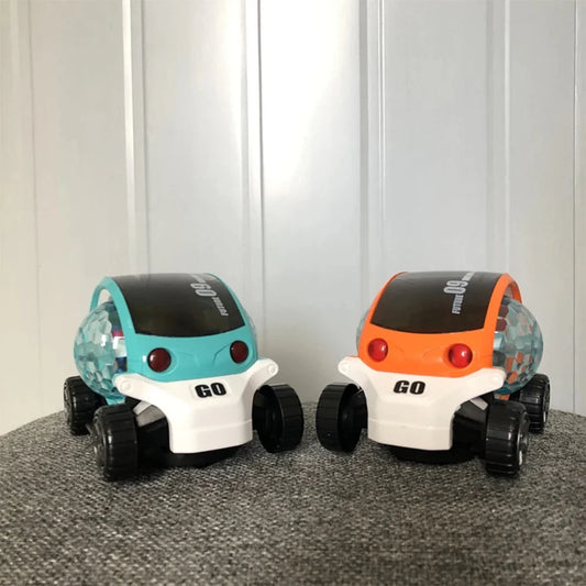 Future 09 Toy Car, 360-degree rotating action, vibrant 4D lights