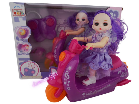 Premium RC Fashion Scooter & Doll Rider – High-Speed Remote Control Toy