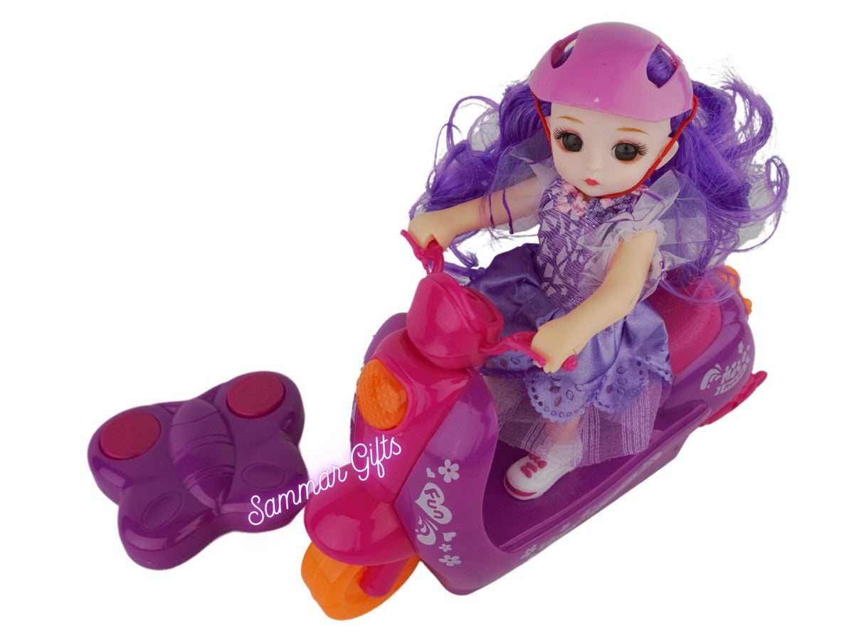 Premium RC Fashion Scooter & Doll Rider – High-Speed Remote Control Toy
